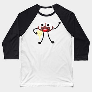 American Football Cartoon with Trophy Baseball T-Shirt